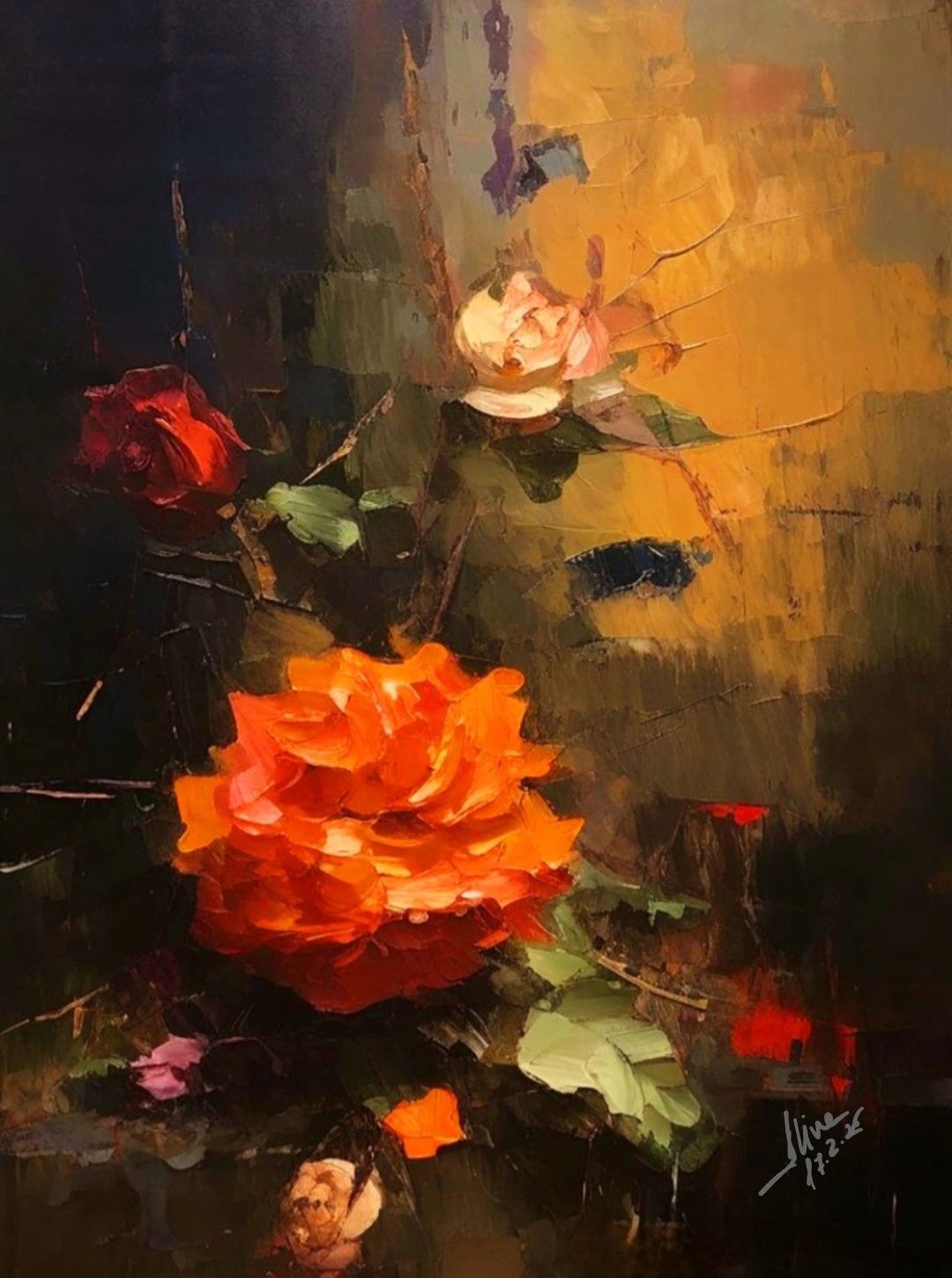 ArteDiAlina.com painting: The Name of the Rose ..